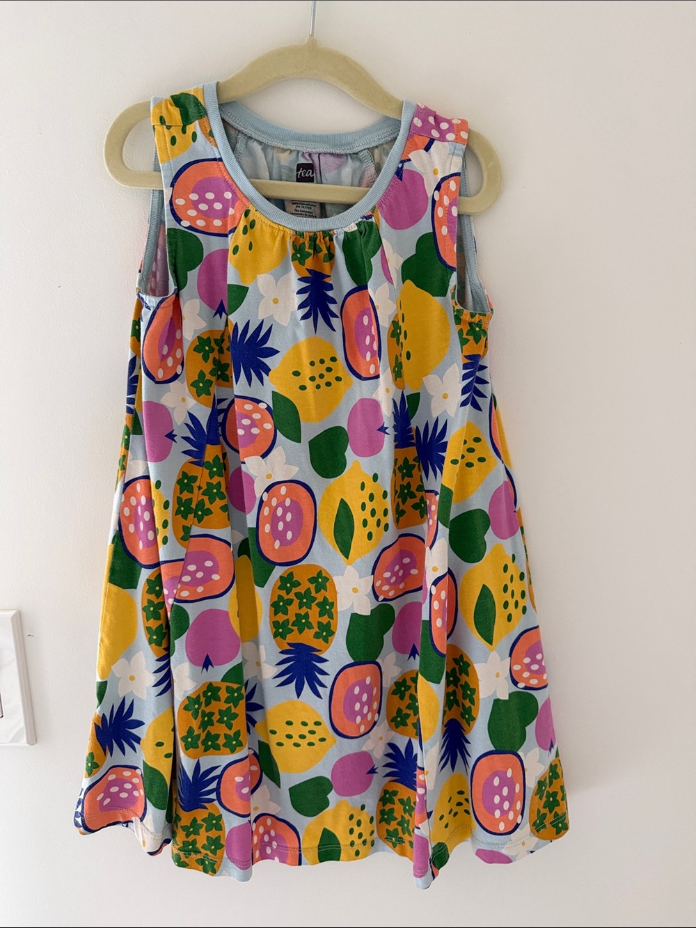 Tea Collection Multicolor Fruit-Print Swing Dress